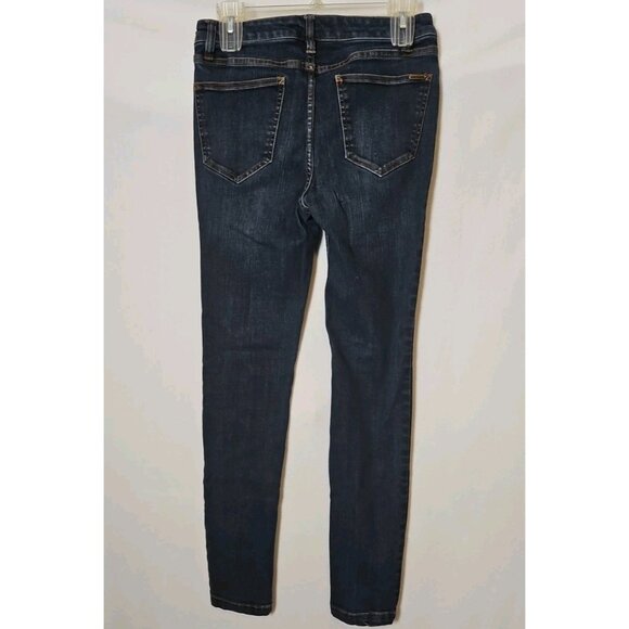 Matilda Jane Womens Skinny Jeans Sz 6 Dark Wash Denim Mid Rise Stretch - Picture 6 of 12